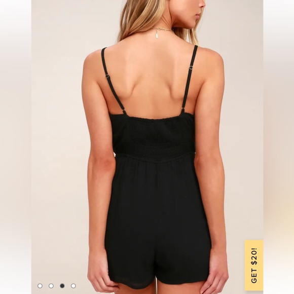 Toni black romper sz M - Picture 4 of 7